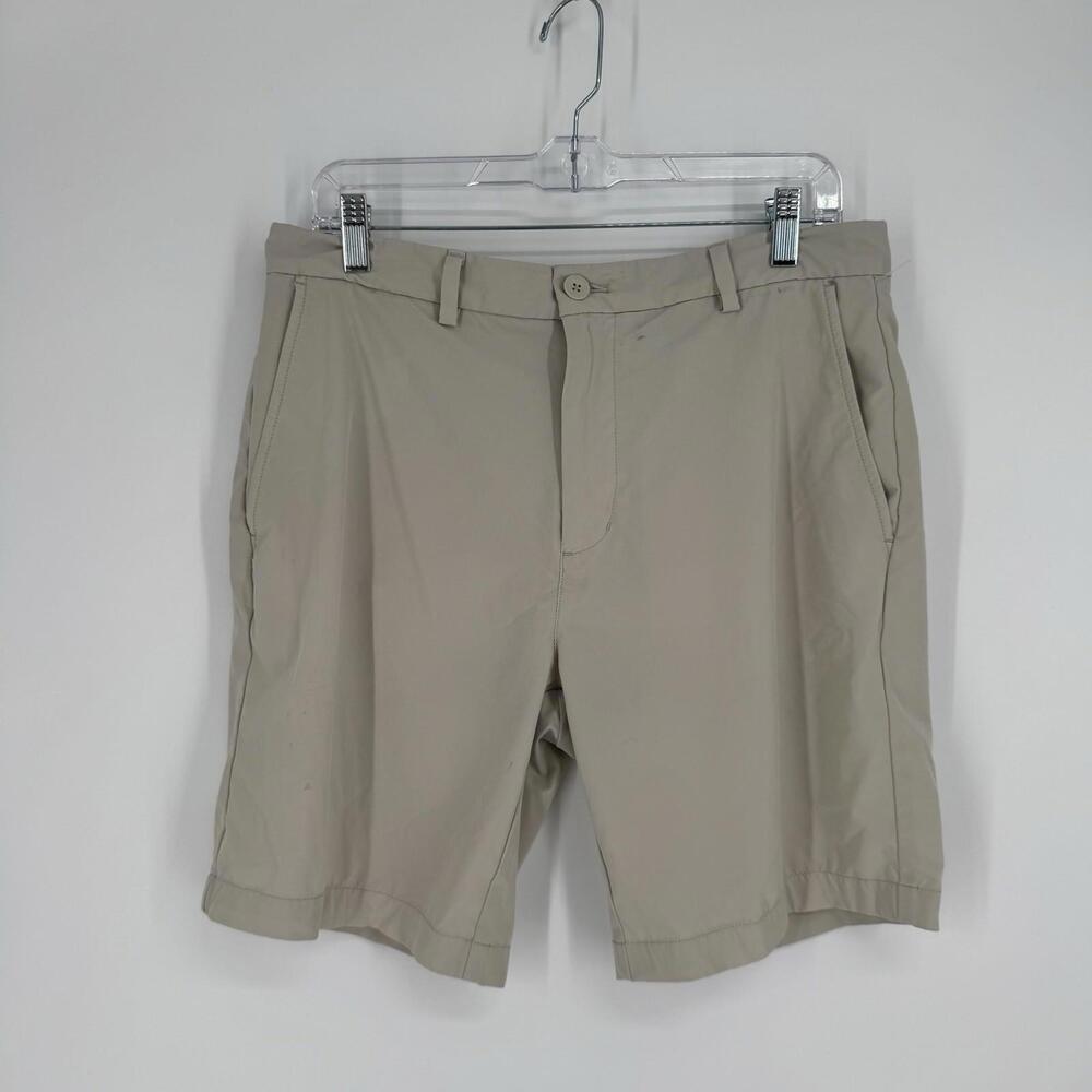 Vineyard Vines shorts 33 tan breaker golf preppy athletic athleisure golf summer
